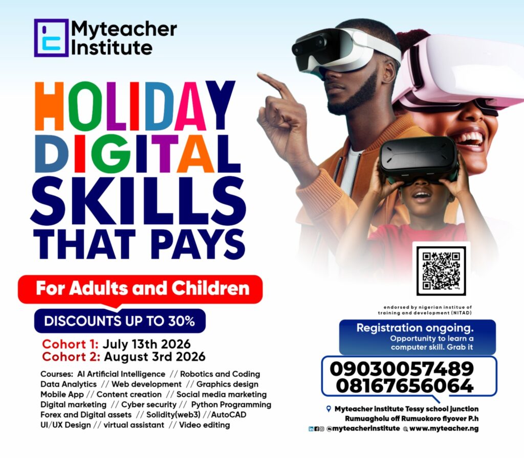 holiday digital/tech/computer skills in port harcourt 2026